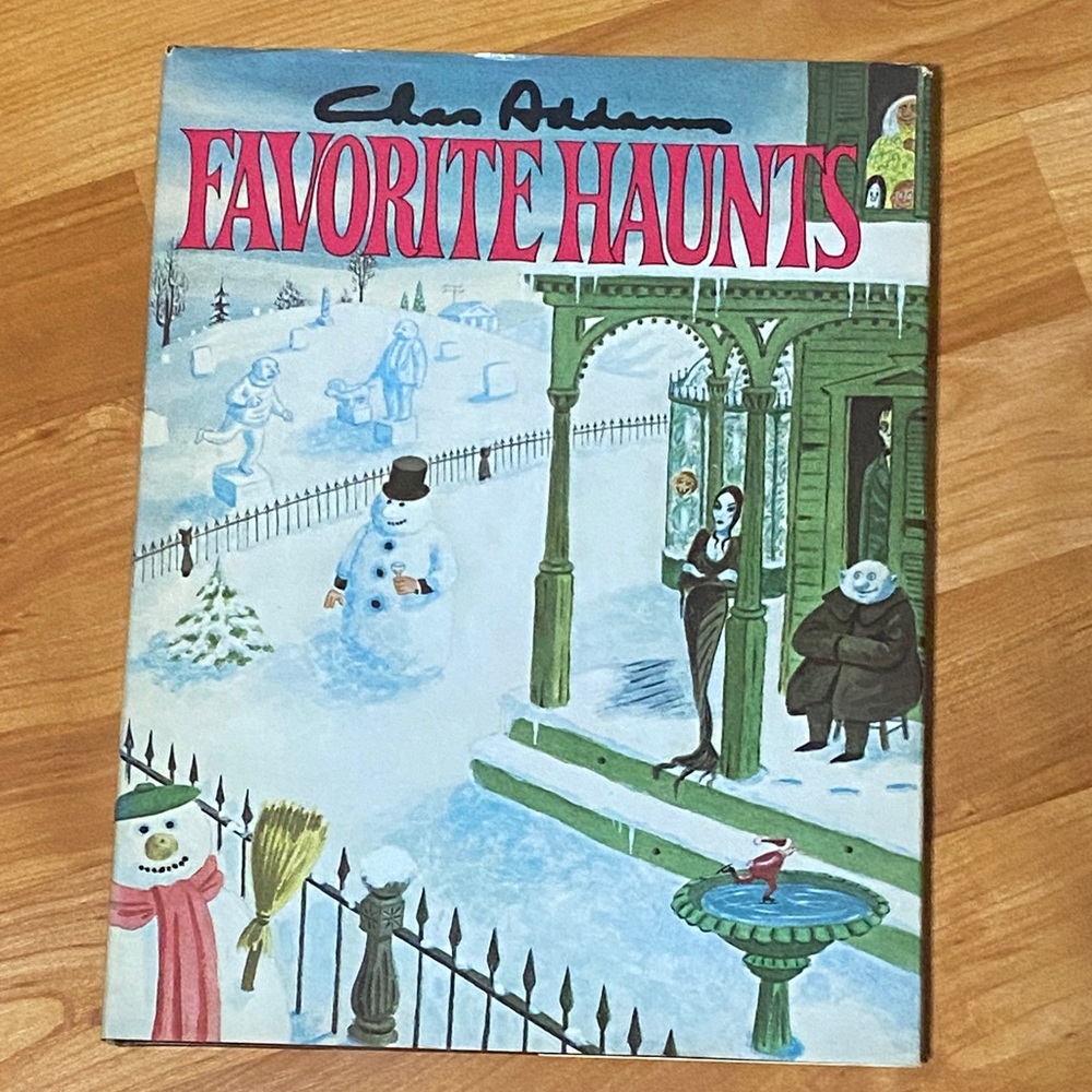 Favorite Haunts by Chas Addams - Vintage 1976 Hardcover